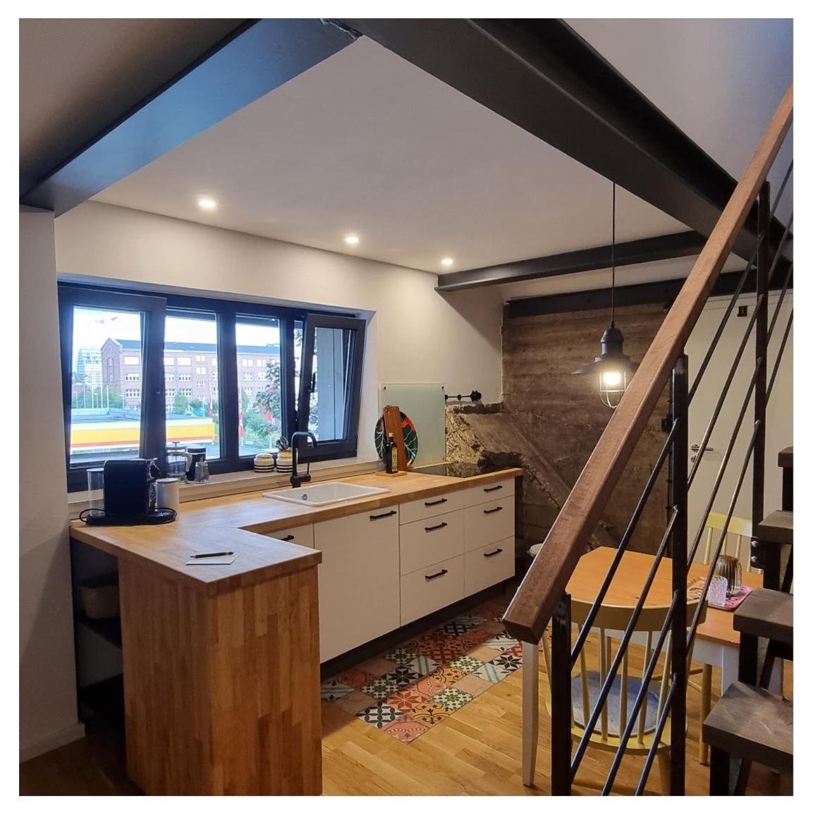 Elbquartier Apartments Magdeburg 'Fabrik61' Rom bilde
